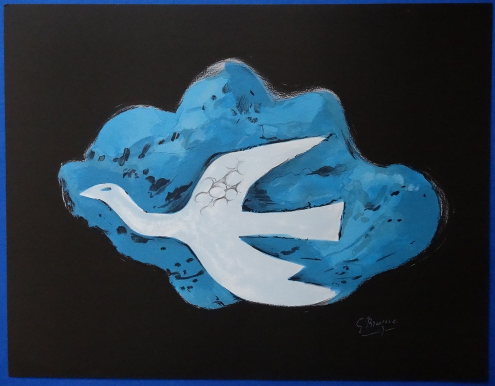 Georges BRAQUE (after) Freedom - Flight Lithograph on Arches Vellum signed in the [...]