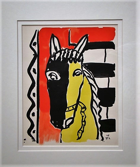 Fernand Léger (after) Cheval sur fond rouge, 1951 Lithograph with stencil [...] - Image 11 of 12