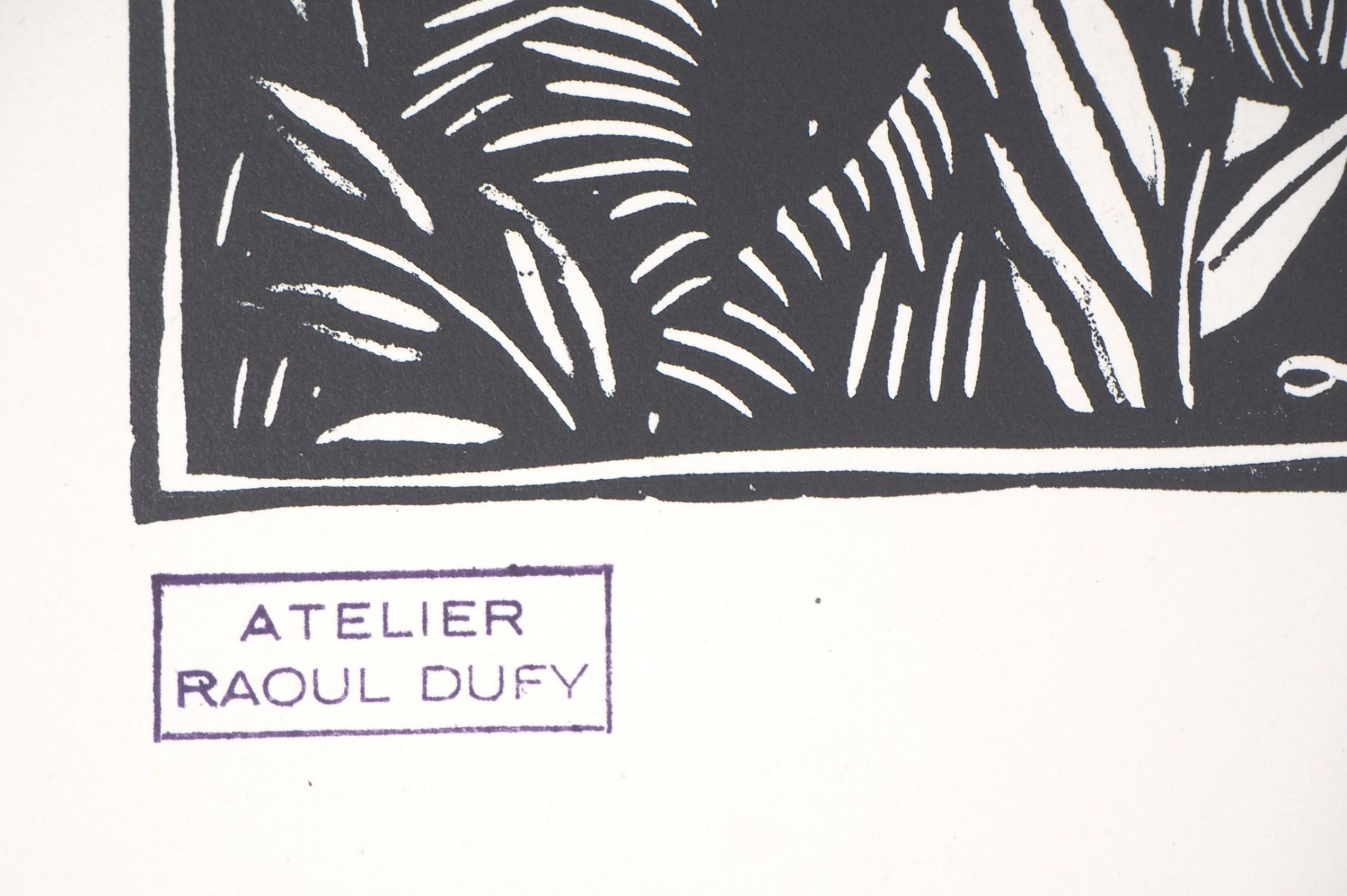 Raoul DUFY Love, c. 1912 Original wood engraving on Vellum Signed with the Raoul [...] - Bild 5 aus 6