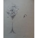 Alberto GIACOMETTI Concerning a tree (1961) Original lithograph (printed in Mourlot [...]