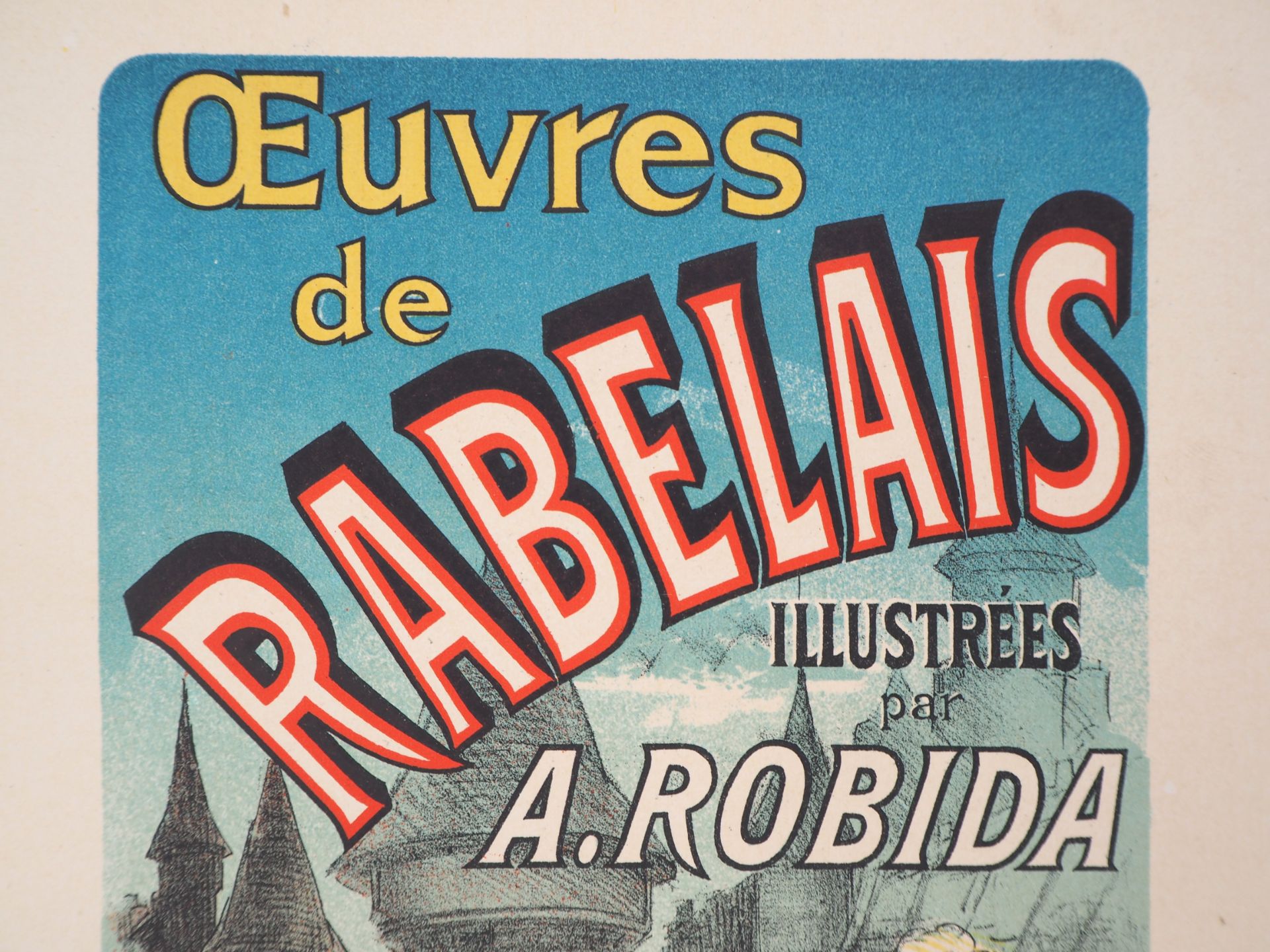 Jules CHERET Rebelais, 1897 Original lithograph in colors of thin vellum [...] - Bild 5 aus 7