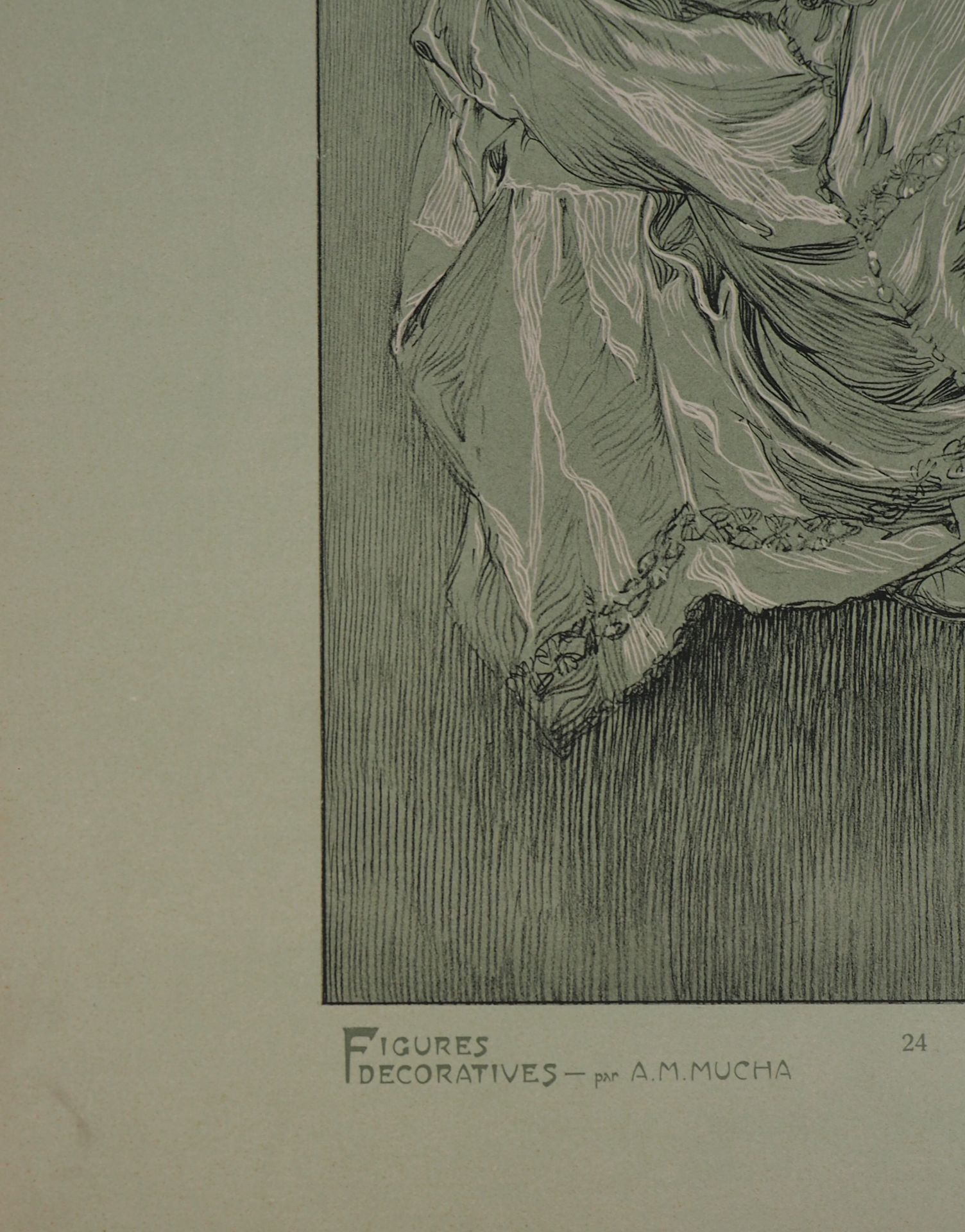 Alphonse MUCHA Woman in traditional outfit, 1902 Lithograph Signed in the plate On [...] - Bild 3 aus 4