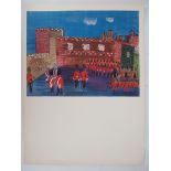 Raoul DUFY St James, english soldiers Original lithograph on vellum paper Signed [...]