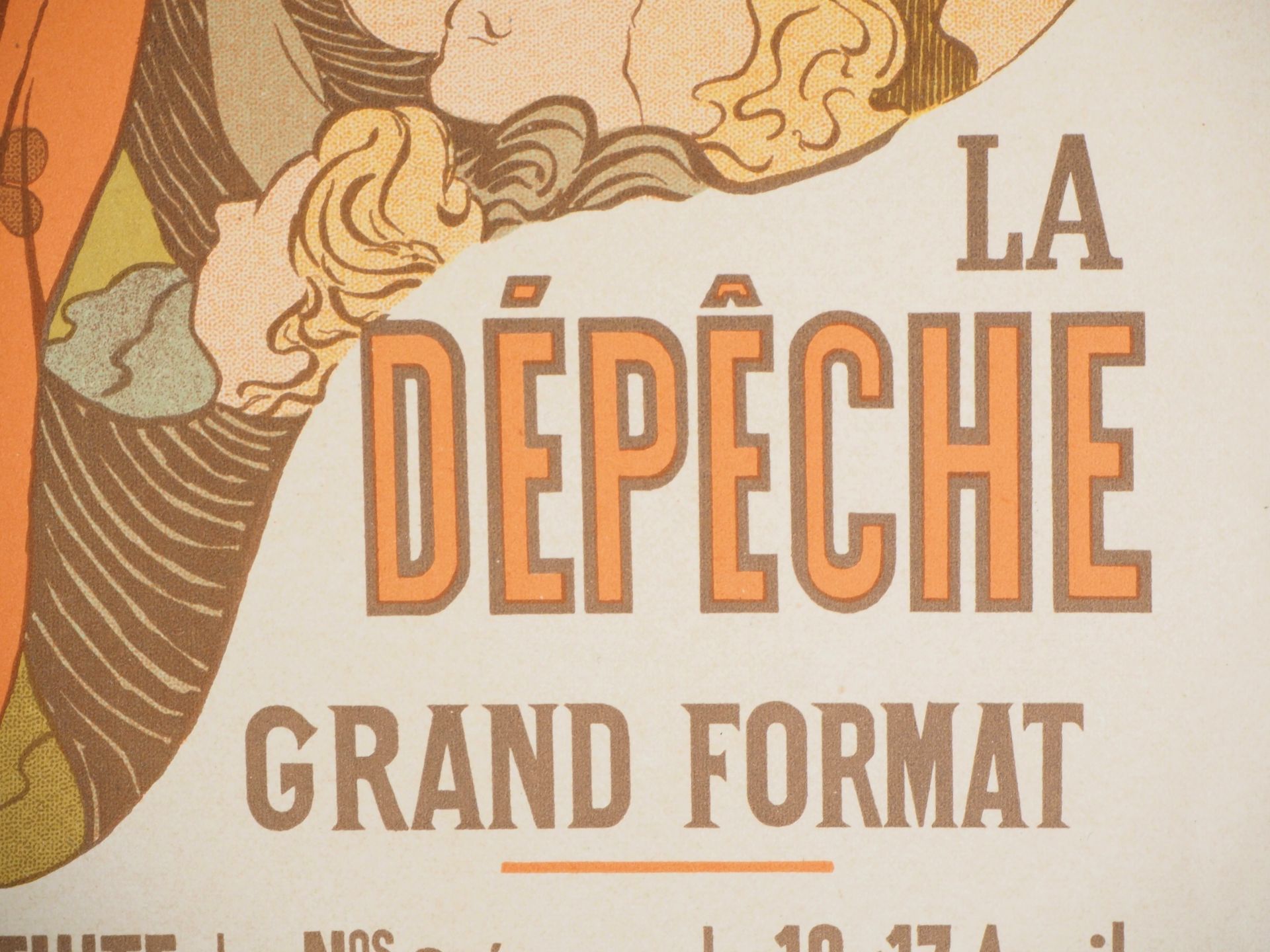Maurice DENIS (1870-1943) An avid reader (La Dépêche), 1897 Original lithograph [...] - Bild 5 aus 7