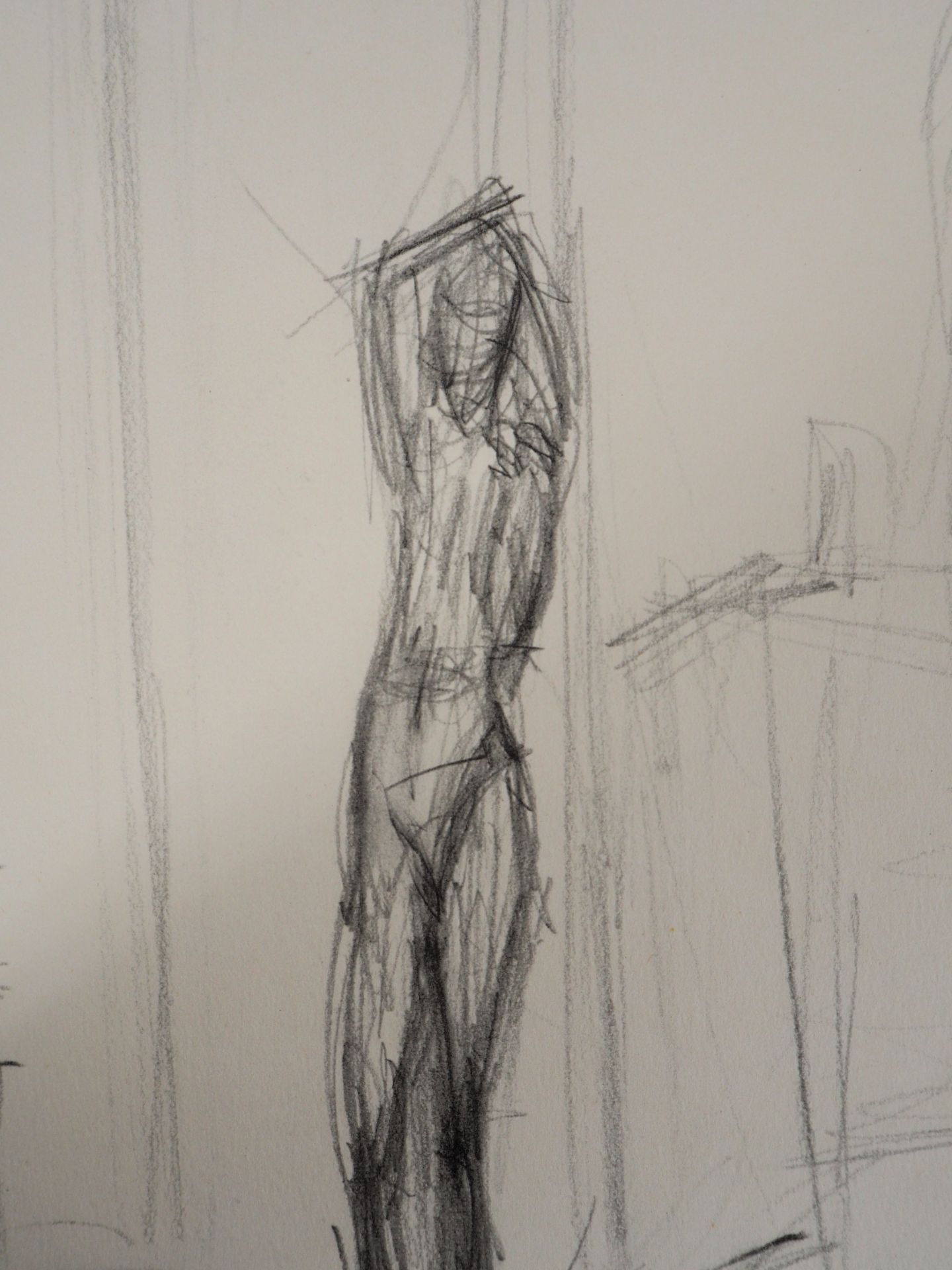 Alberto Giacometti (1901-1966) (after) Stading nude Lithograph after the 1946 [...] - Bild 4 aus 4