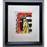 Fernand Léger (after) Cheval sur fond rouge, 1951 Lithograph with stencil [...]