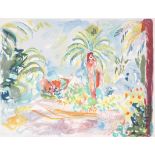 Charles Camoin Paysage méditerranéen Original lithograph on vellum Signed in [...]