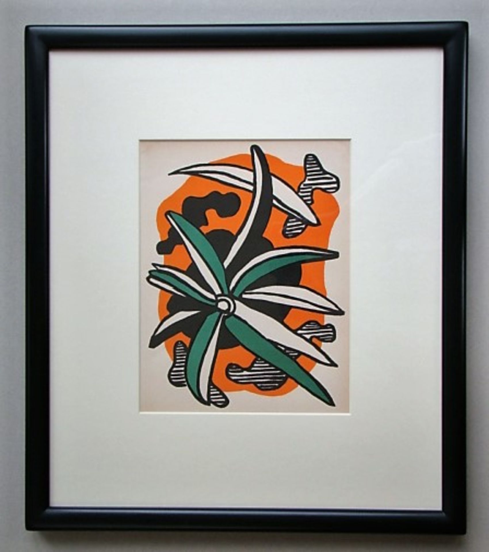 Fernand Léger La fleur, 1952 Original lithograph in 3 colours on wove paper, not [...] - Bild 3 aus 10