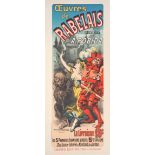Jules CHERET Rebelais, 1897 Original lithograph in colors of thin vellum [...]