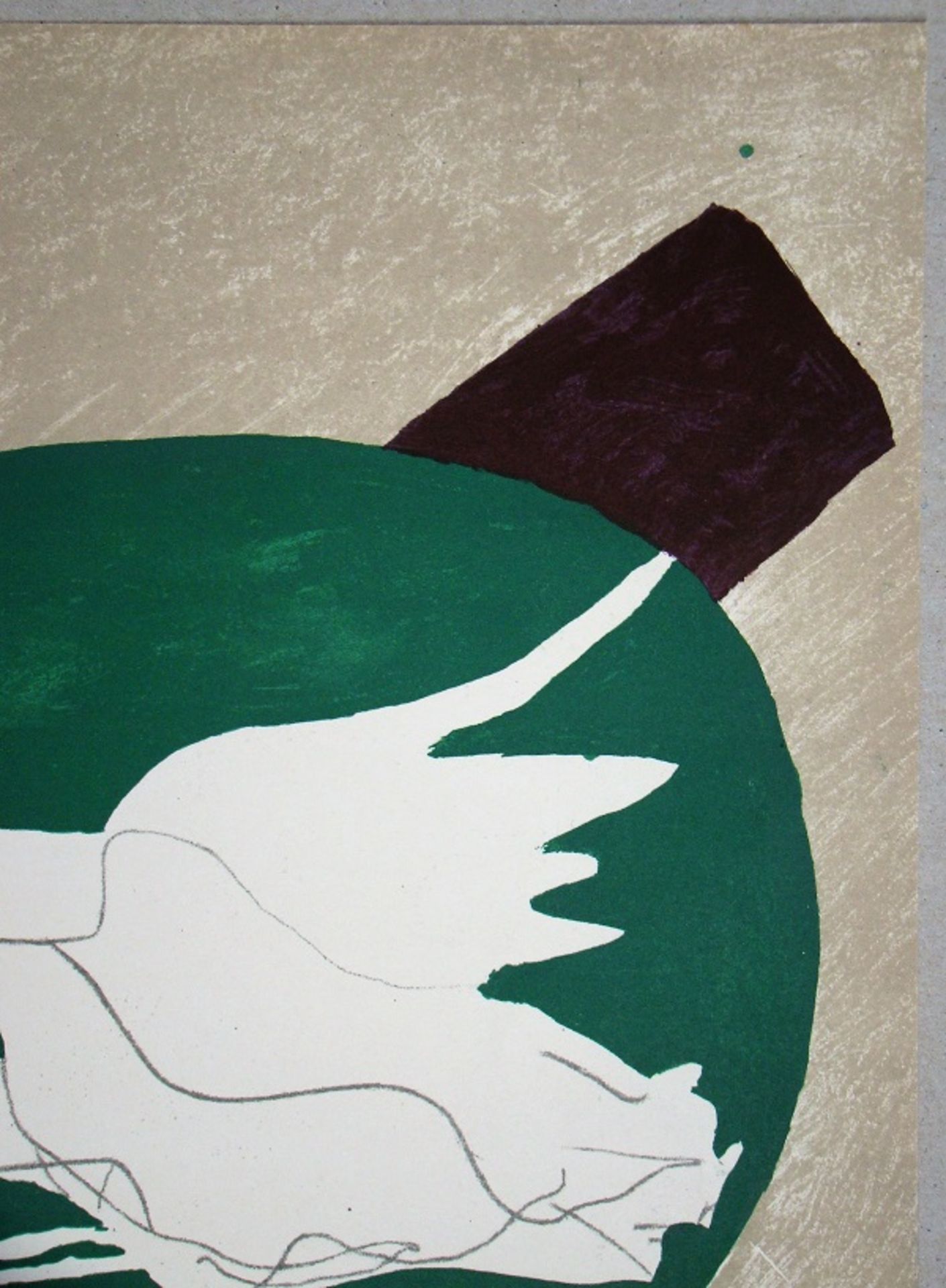 Georges Braque Oiseau sur fond X - 1958 Original lithograph in colours on wove [...] - Bild 4 aus 9