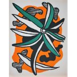 Fernand Léger La fleur, 1952 Original lithograph in 3 colours on wove paper, not [...]