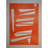 Robert SALOMON GESSNER Composition, 1966 Original woodcut in one colour on Japan [...]