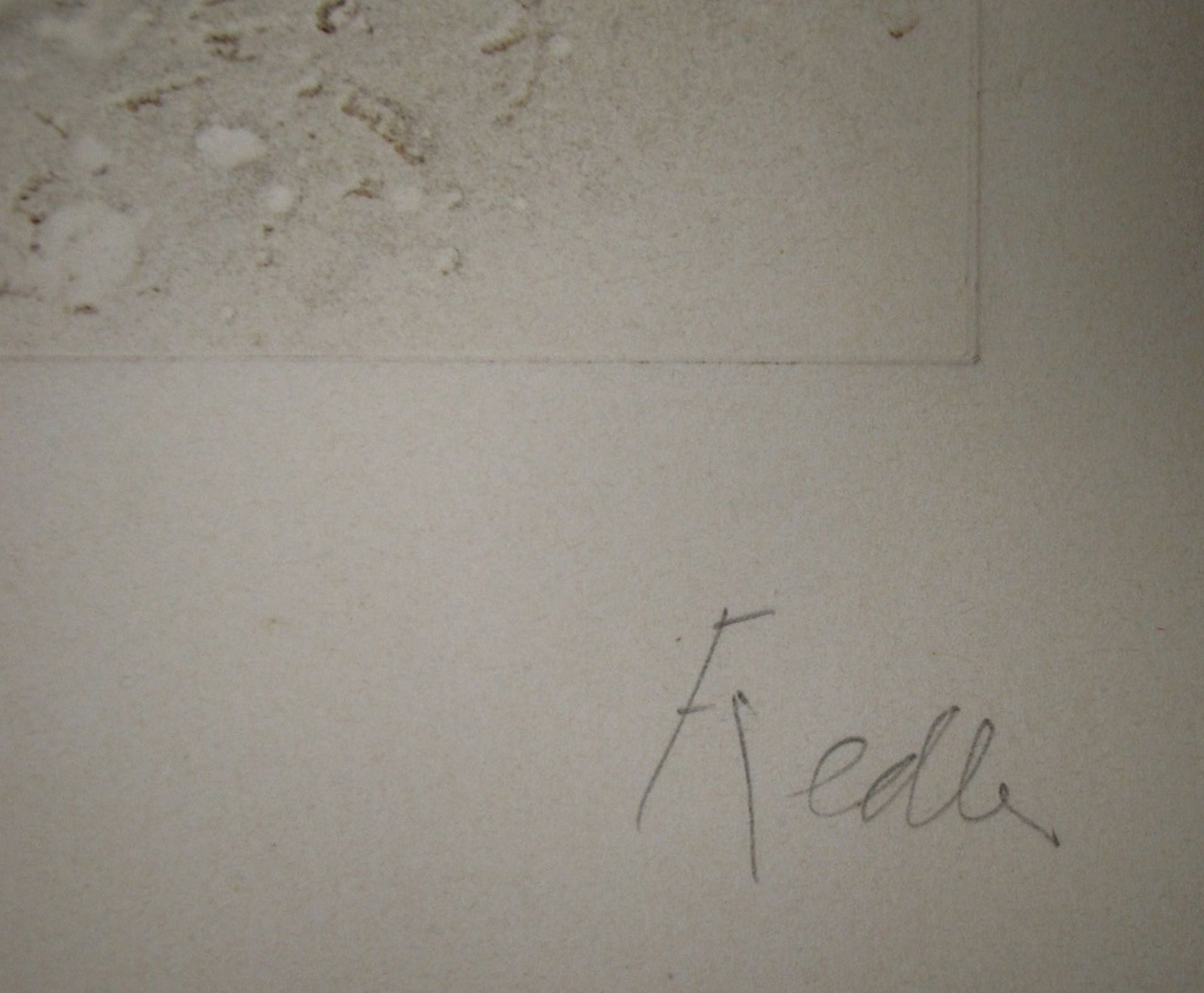 François FIEDLER (1921 - 2001) Snow, 1970 Original embossed etching on vellum [...] - Bild 12 aus 12