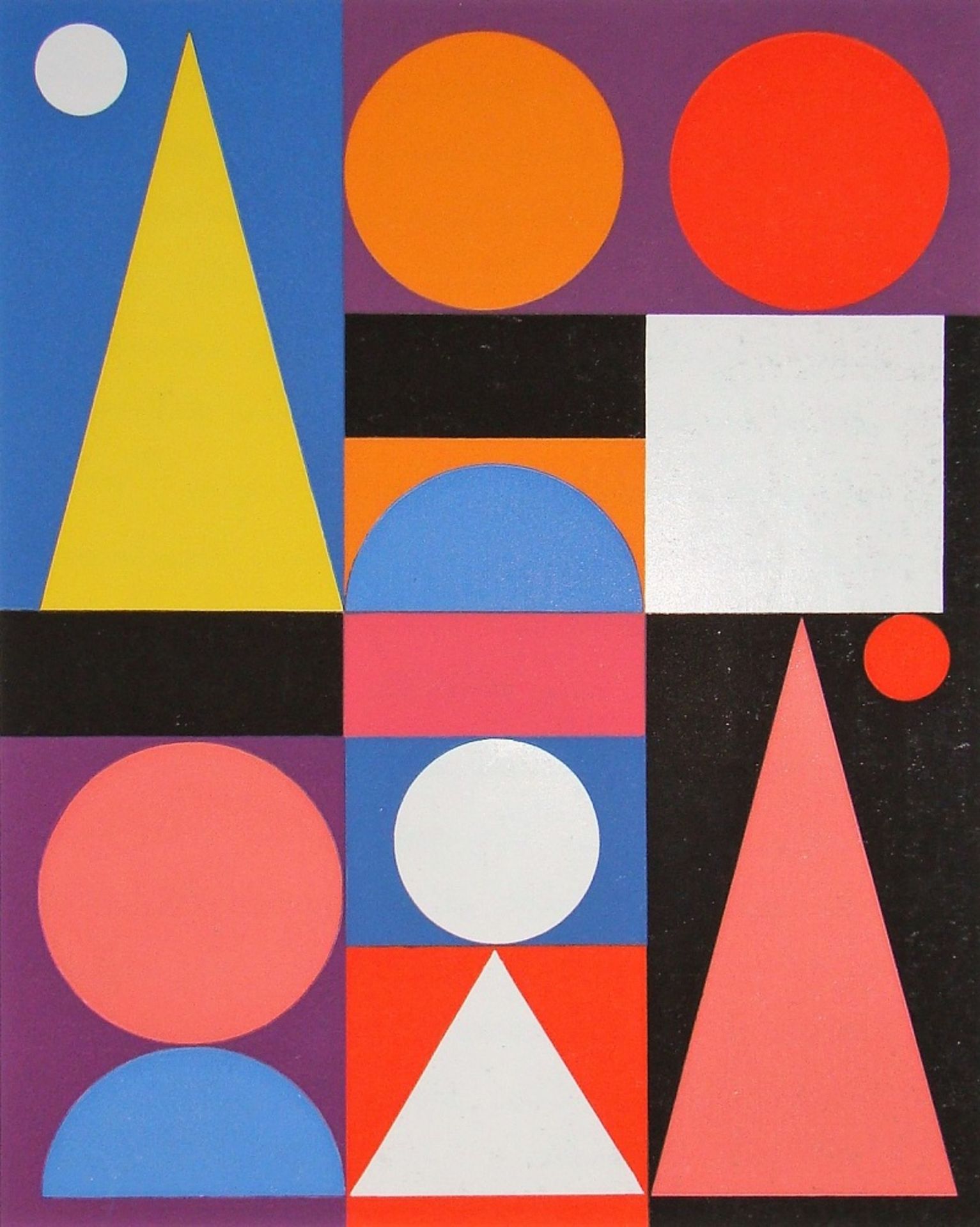 Auguste Herbin Jaune, 1955 Limited edition silkscreen on Mühlebach art printing [...]