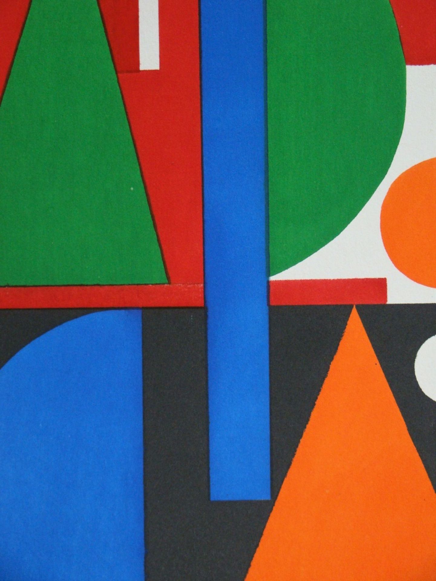 Auguste Herbin Oui, 1951 Edition stencil in 6 colours on vellum paper. Signed, dated [...] - Bild 3 aus 14