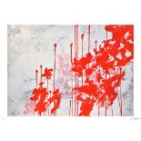 Richard Saint-Amans - Red 3 - 2019 Silkscreen - signed and numbered 1/30 - Fabriano [...]