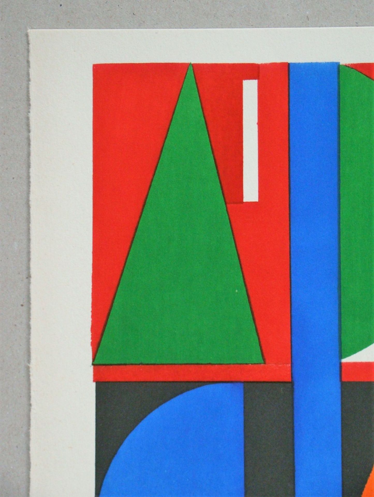 Auguste Herbin Oui, 1951 Edition stencil in 6 colours on vellum paper. Signed, dated [...] - Bild 8 aus 14