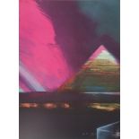 Claude HASTAIRE Egypt: The pyramid of Kheops Original lithograph Signed in [...]