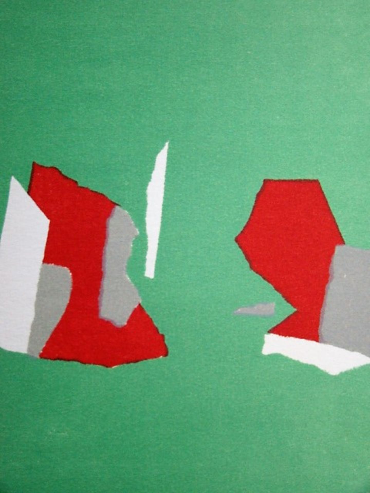 NICOLAS DE STAËL (after) Composition sur fond vert, 1958 Lithograph in colours on [...] - Bild 4 aus 7