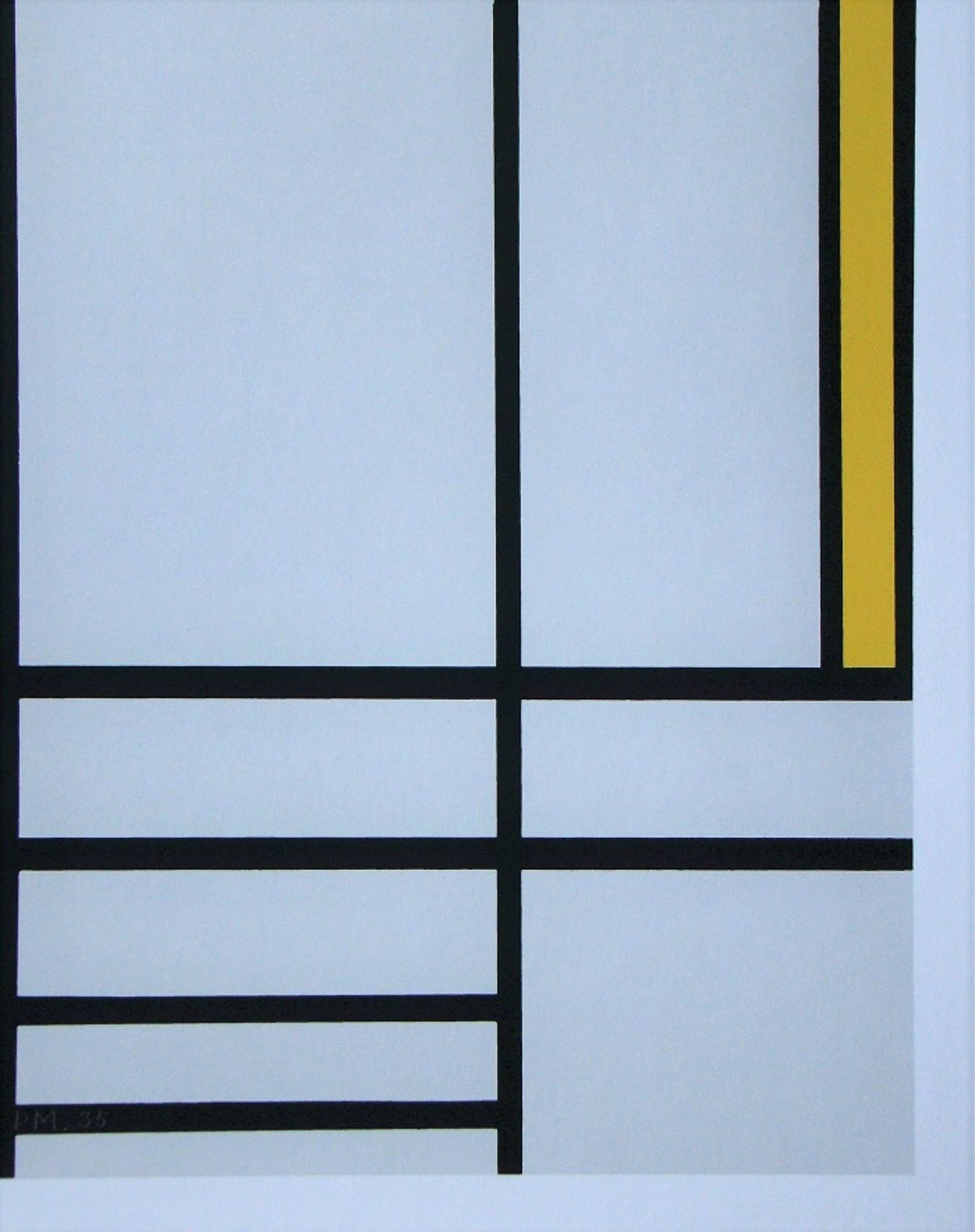 Piet MONDRIAN( after) Composition with red and yellow, 1935 Screenprint in 4 [...] - Bild 5 aus 9