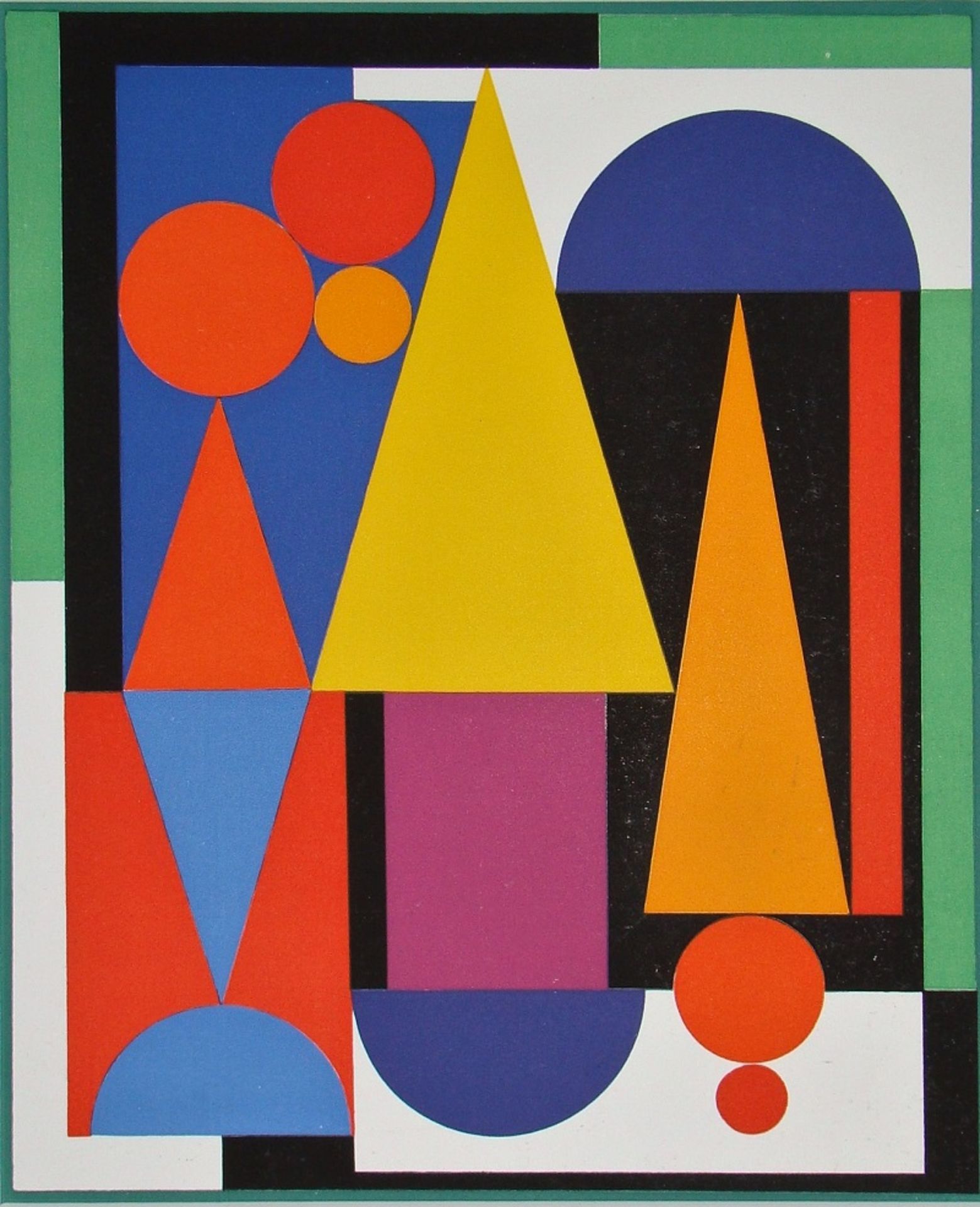 Auguste Herbin Fleur fruit, 1955 Limited edition silkscreeb on Mühlebach art [...]