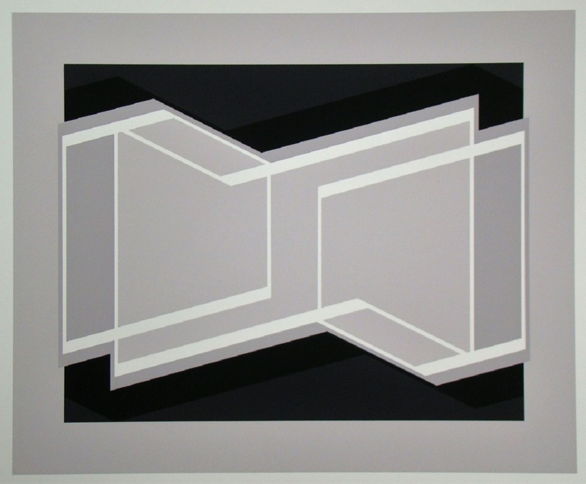 Josef Albers (after) Original silkscreenprint in 5 colours on Mohawk Bristol [...] - Bild 10 aus 12