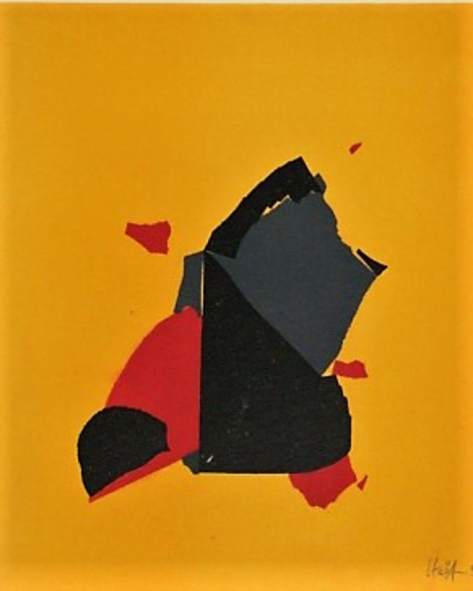 Nicolas DE STAËL (after) Composition sur fond jaune, 1958 Lithograph in colours on [...]