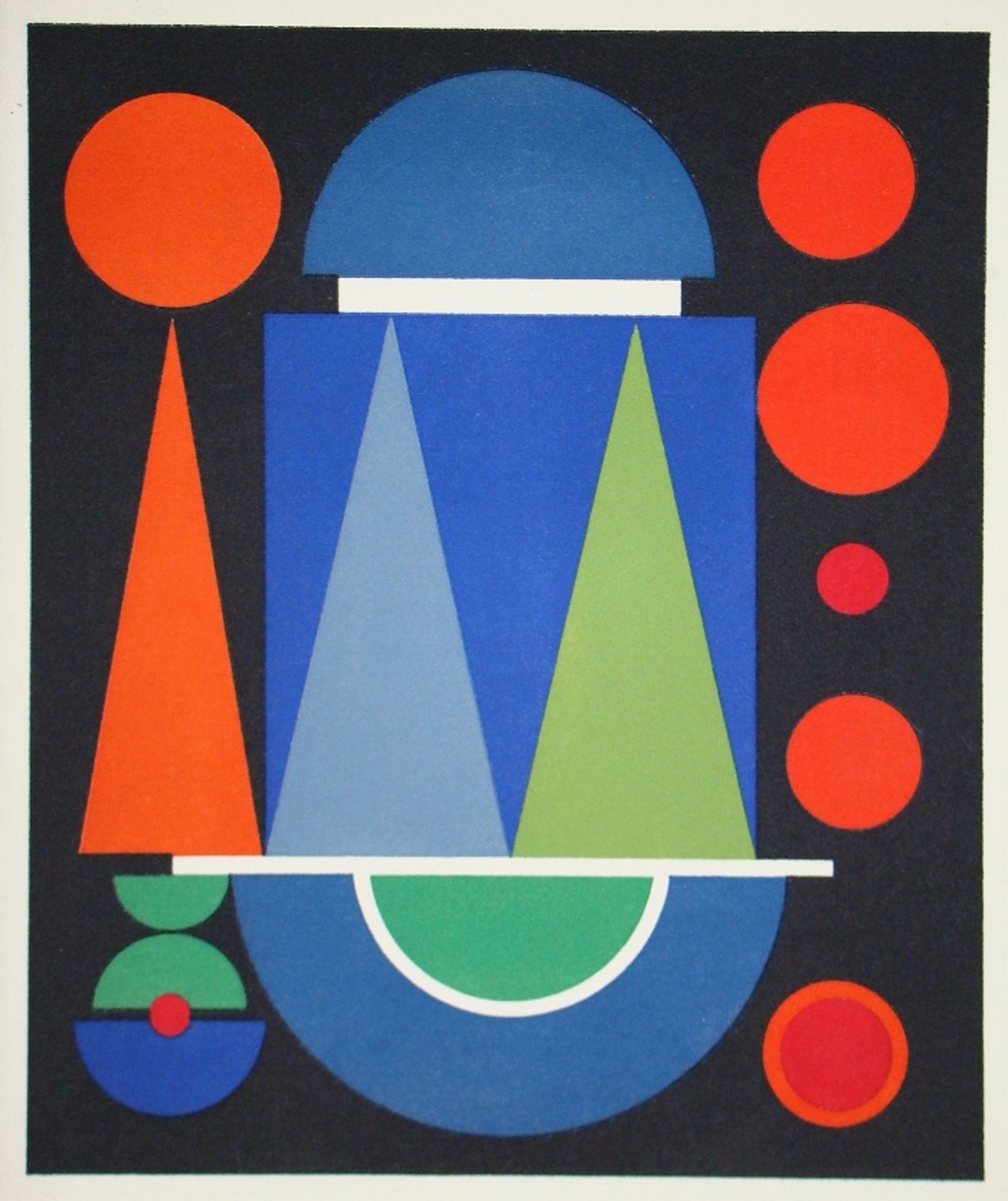 AUGUSTE HERBIN Red, 1949 Original limited edition serigraph in colours on Arches [...]