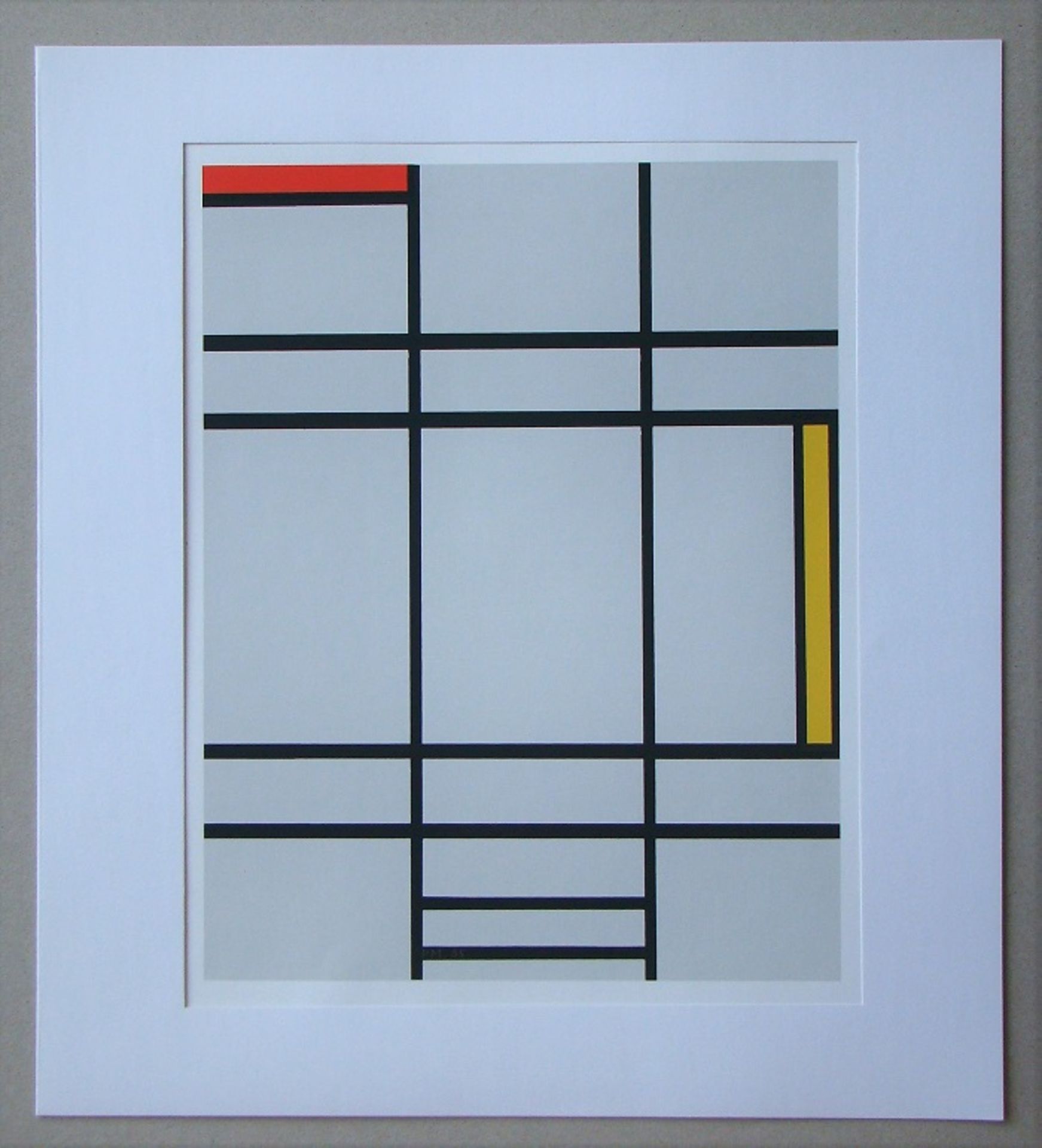 Piet MONDRIAN( after) Composition with red and yellow, 1935 Screenprint in 4 [...] - Bild 2 aus 9