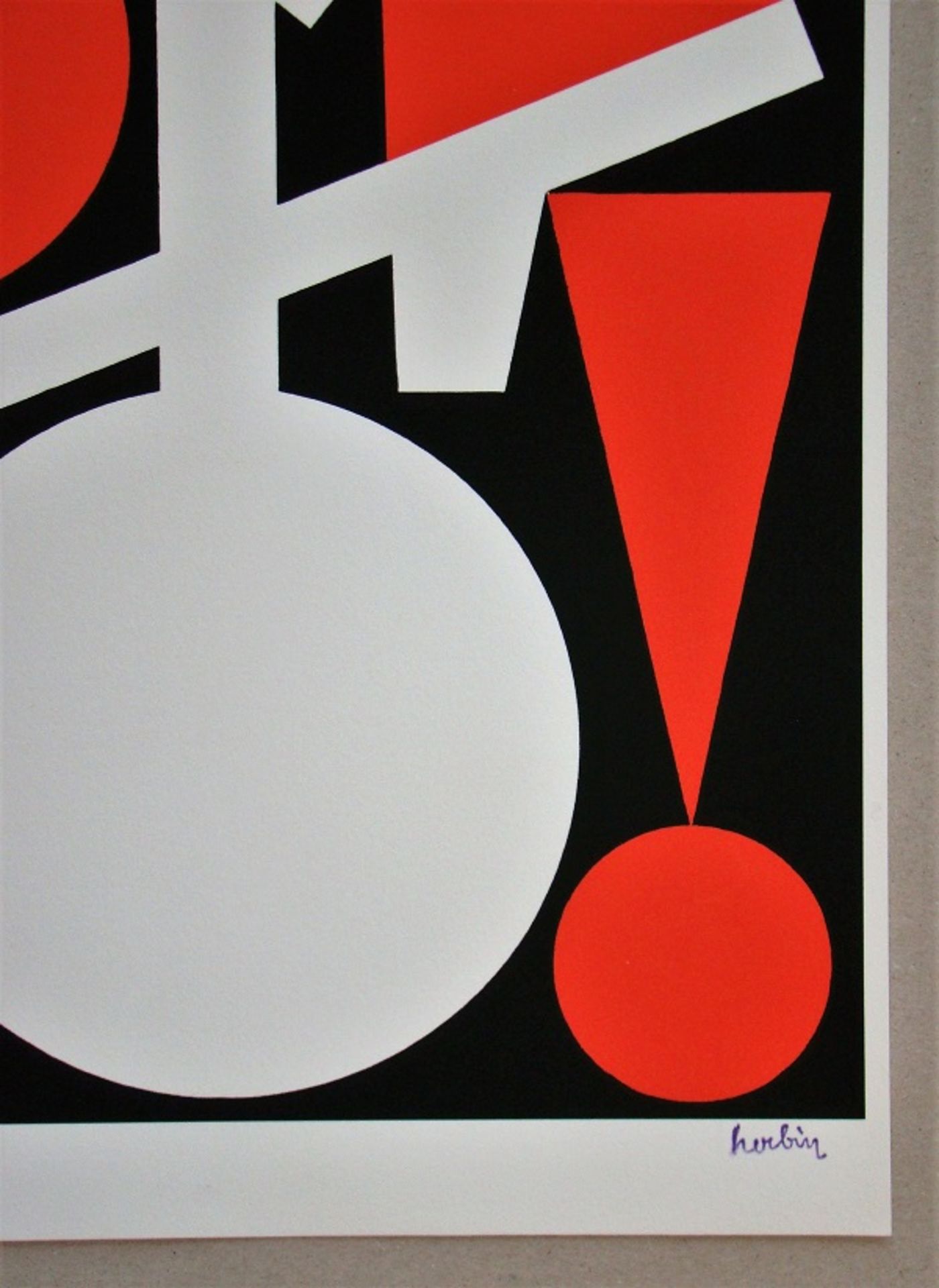 Auguste HERBIN ( after ) Limited edition silkscreenprint in colours on BFK Rives [...] - Bild 7 aus 12