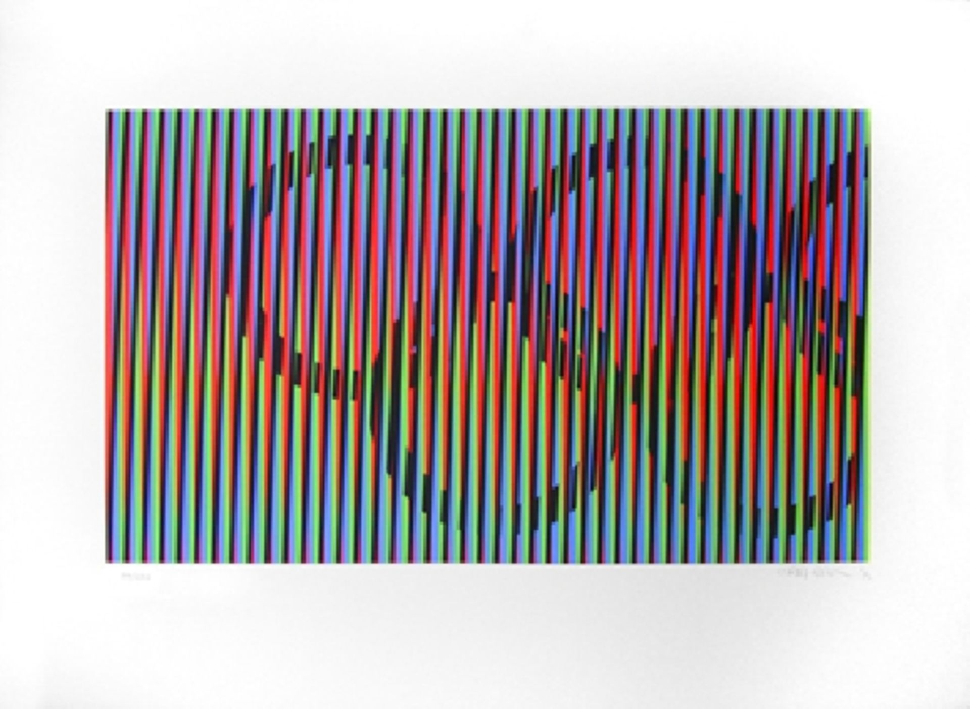 Carlos CRUZ DIEZ Composition for the Olympic Games, 1992 Lithograph Signed and [...]