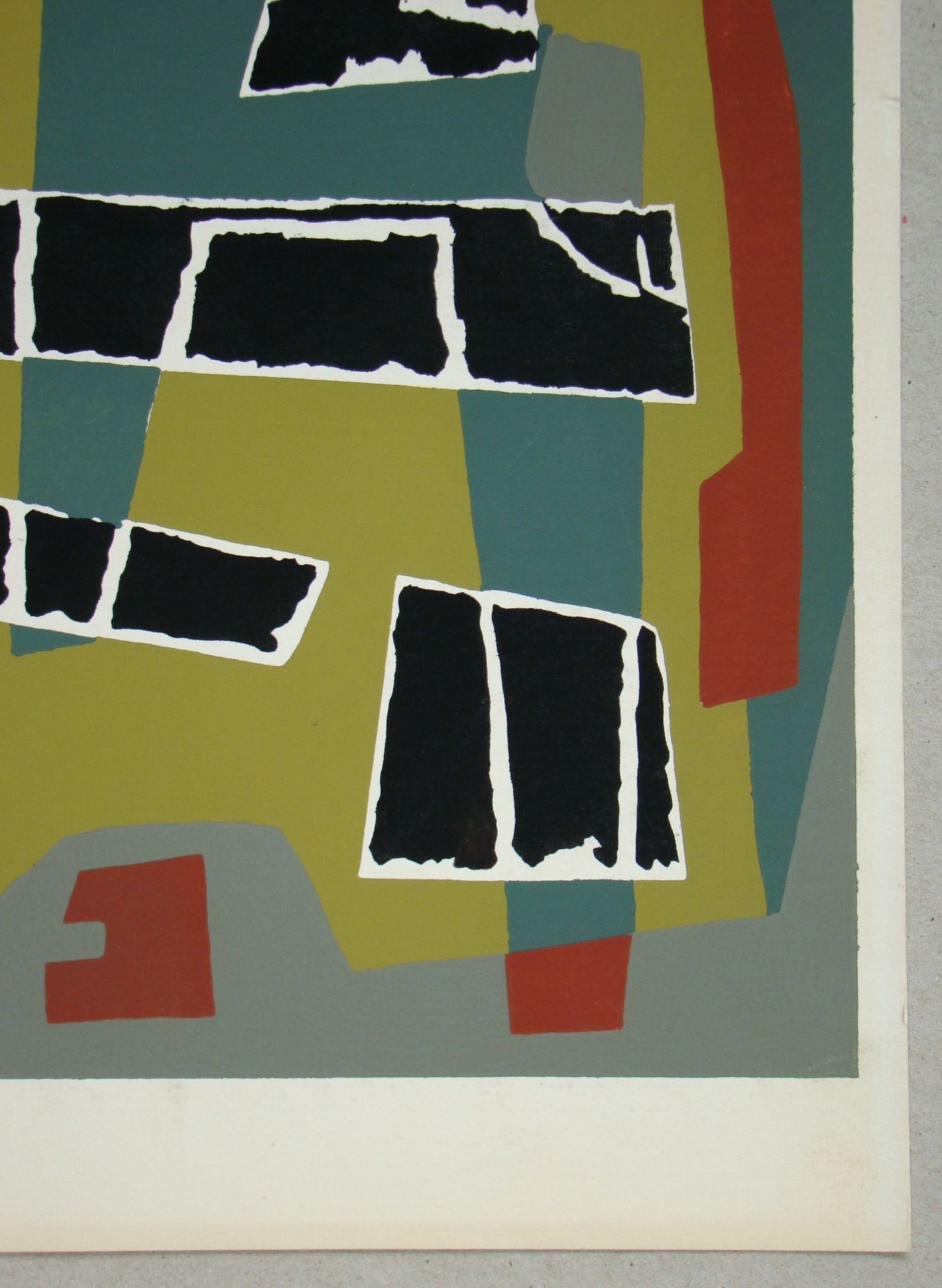 Stencil in colours 7 colours on strong wove paper, unsigned. Realized in 1953 after [...] - Bild 6 aus 7