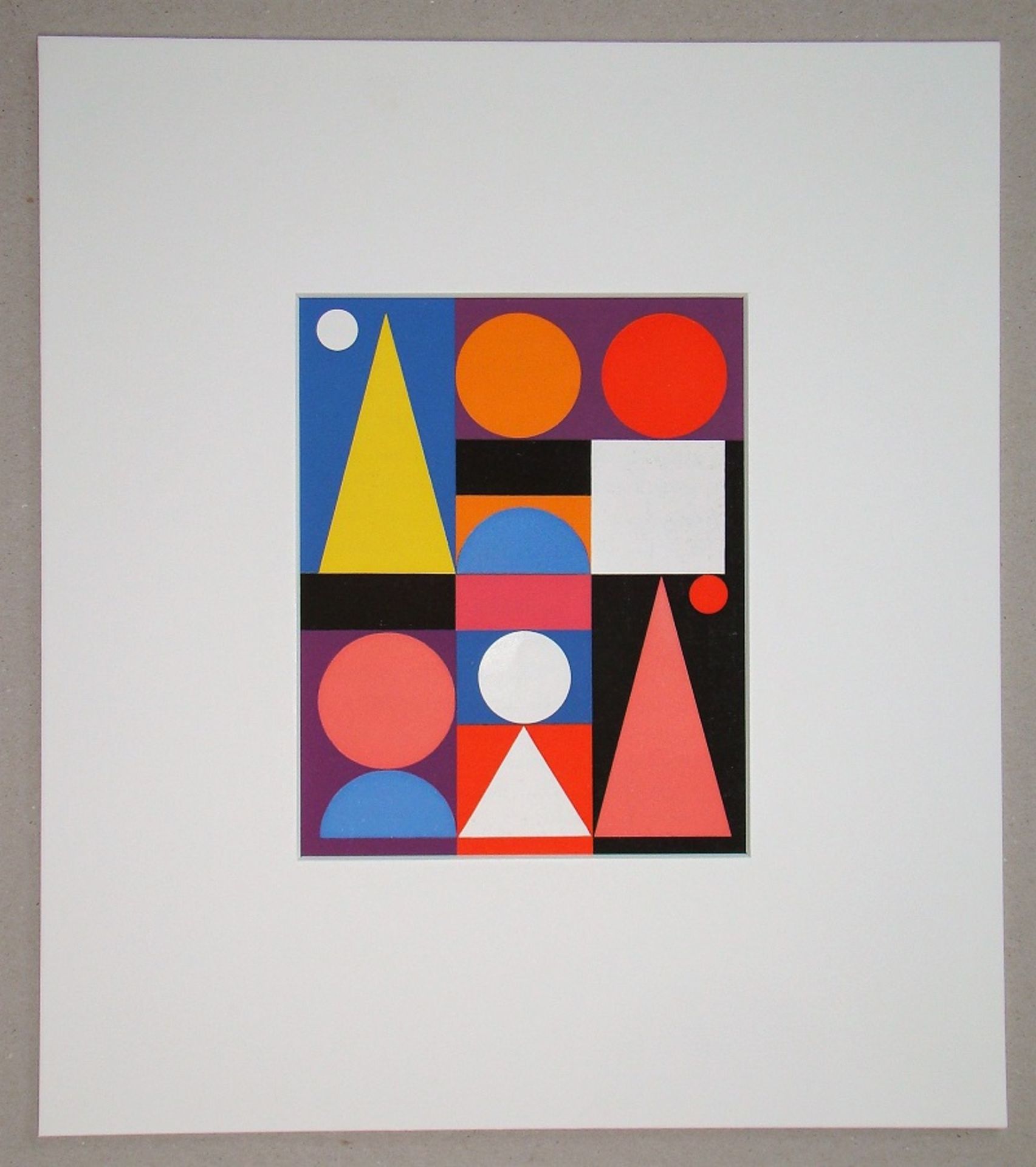 Auguste Herbin Jaune, 1955 Limited edition silkscreen on Mühlebach art printing [...] - Bild 3 aus 10