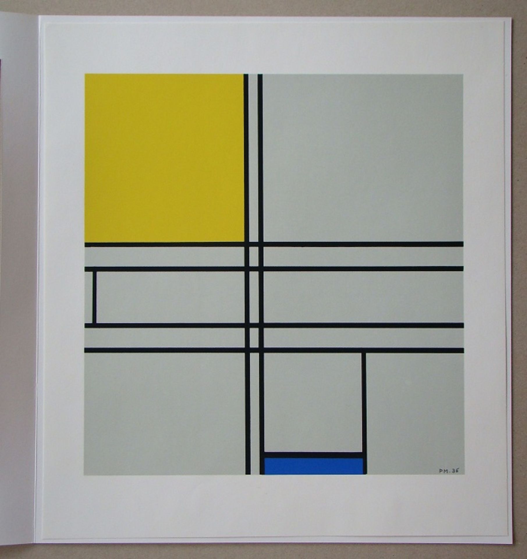 Piet Mondiran (d'après) Composition with blue and yellow, 1935 Screenprint in 4 [...] - Bild 7 aus 9