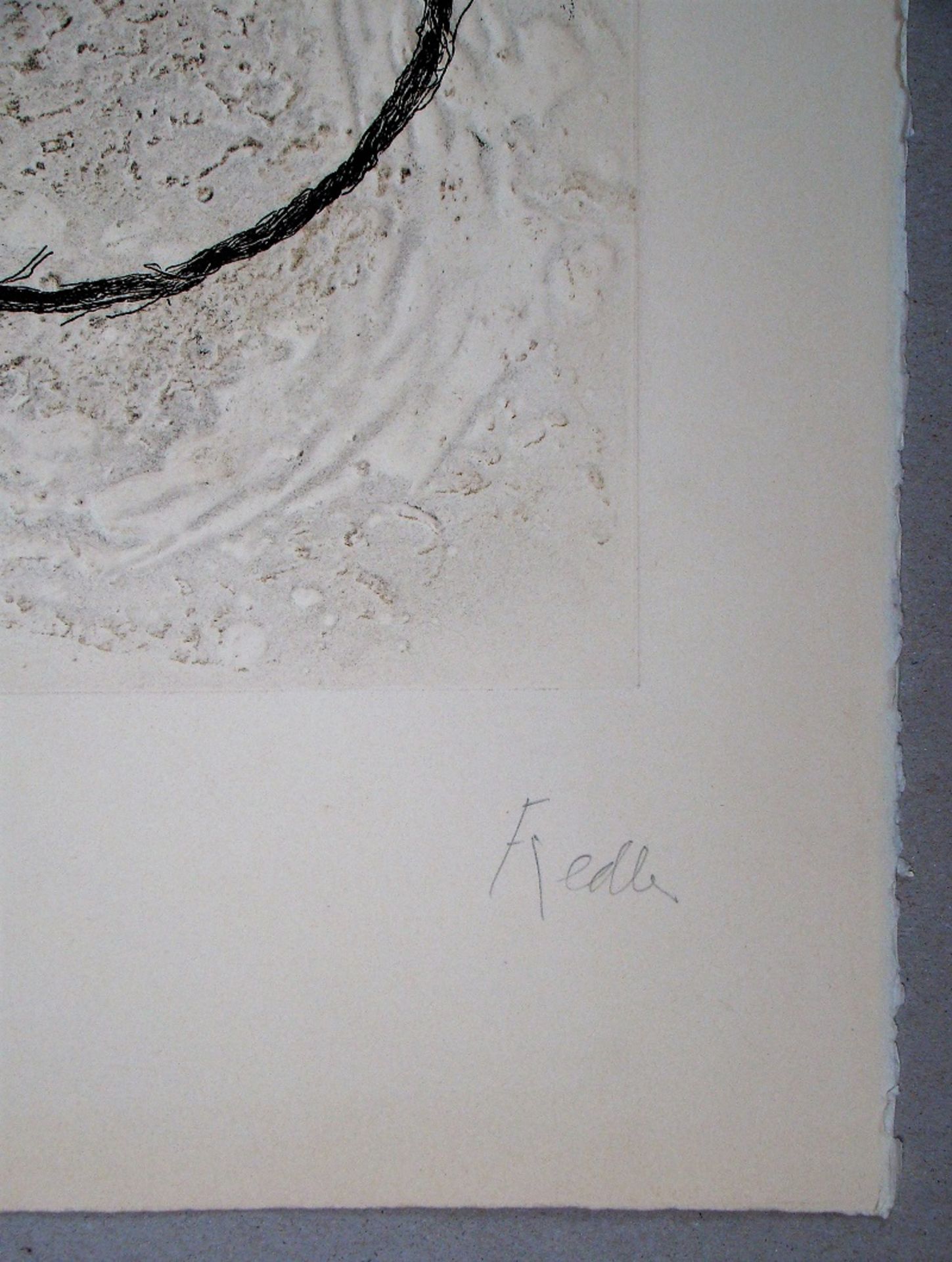 François FIEDLER (1921 - 2001) Snow, 1970 Original embossed etching on vellum [...] - Bild 9 aus 12