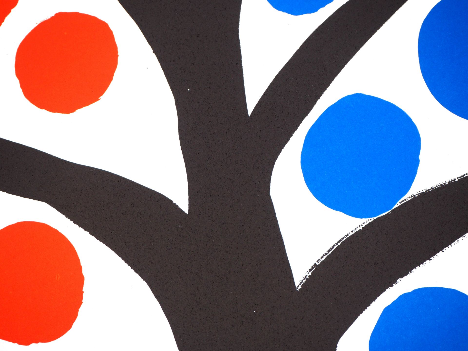 Alexander CALDER (after) Arbre heureux, 1971 Lithograph in color on thin [...] - Bild 4 aus 4