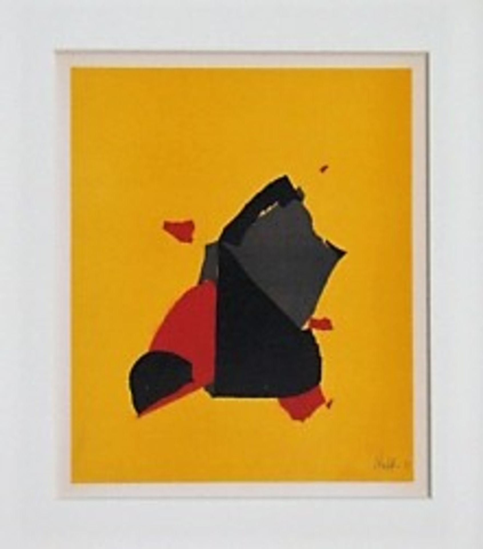 Nicolas DE STAËL (after) Composition sur fond jaune, 1958 Lithograph in colours on [...] - Bild 4 aus 6