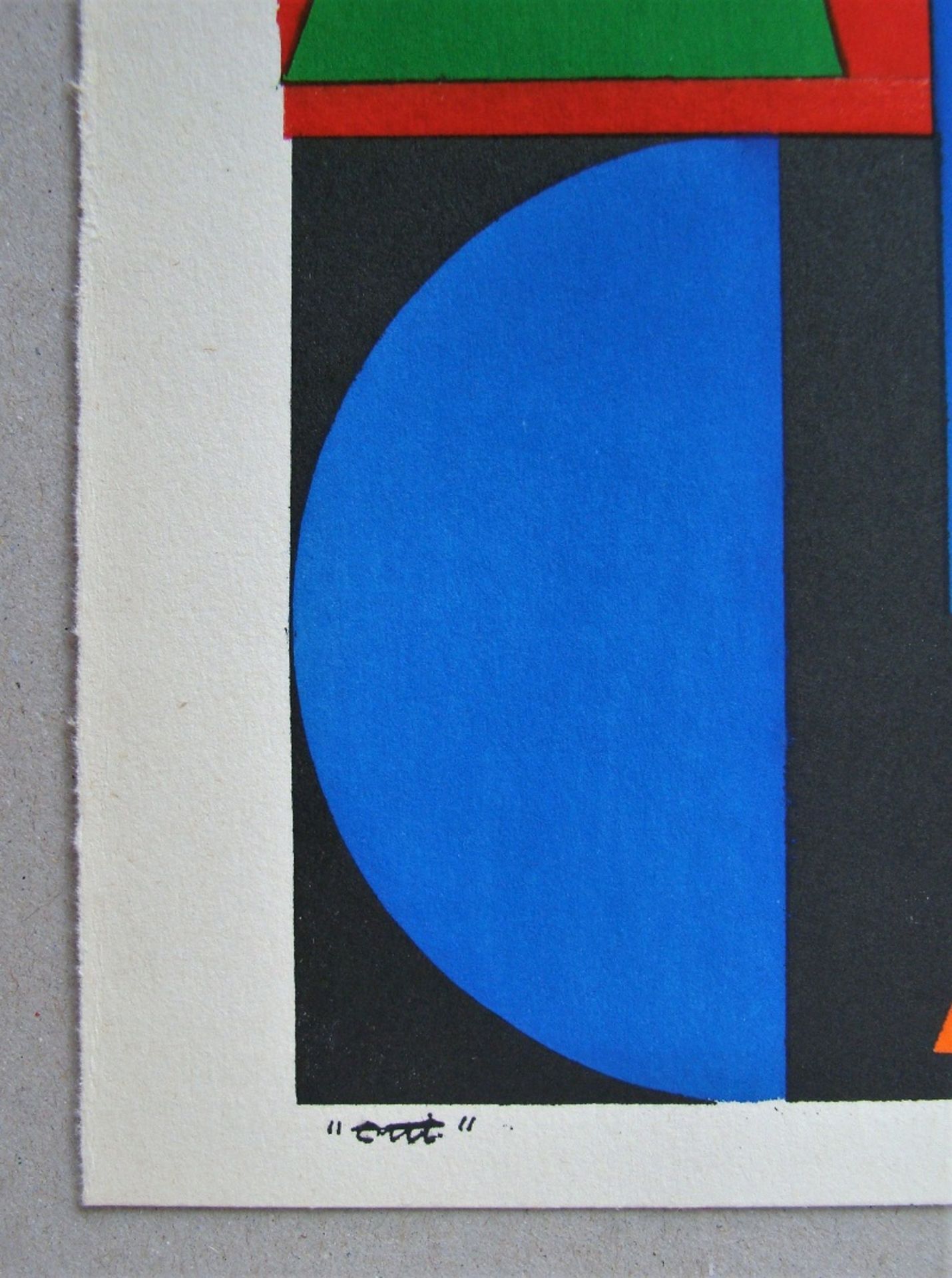 Auguste Herbin Oui, 1951 Edition stencil in 6 colours on vellum paper. Signed, dated [...] - Bild 14 aus 14