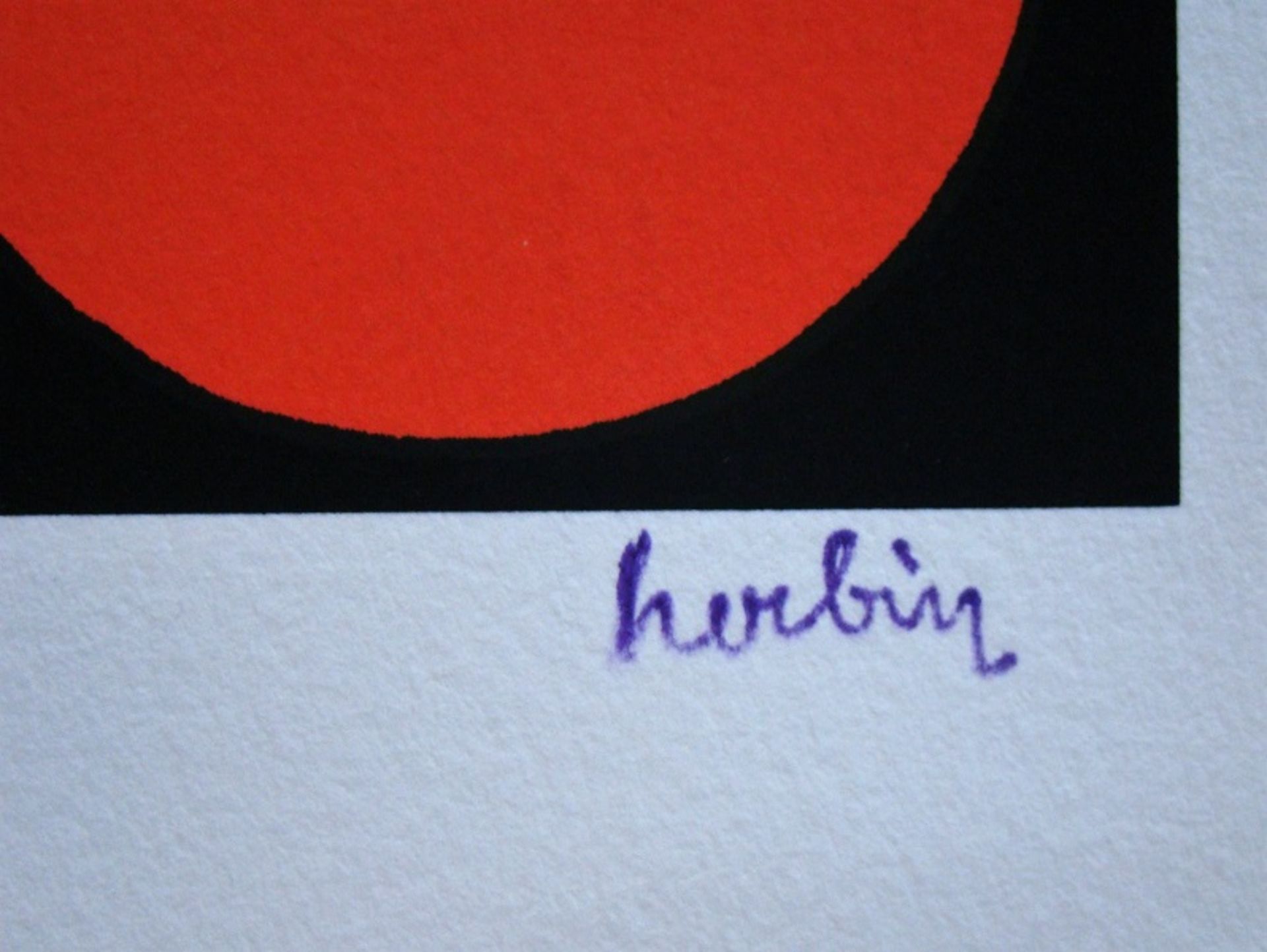 Auguste HERBIN ( after ) Limited edition silkscreenprint in colours on BFK Rives [...] - Bild 12 aus 12