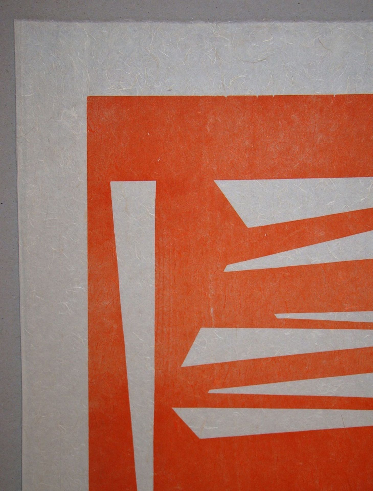 Robert SALOMON GESSNER Composition, 1966 Original woodcut in one colour on Japan [...] - Bild 5 aus 11