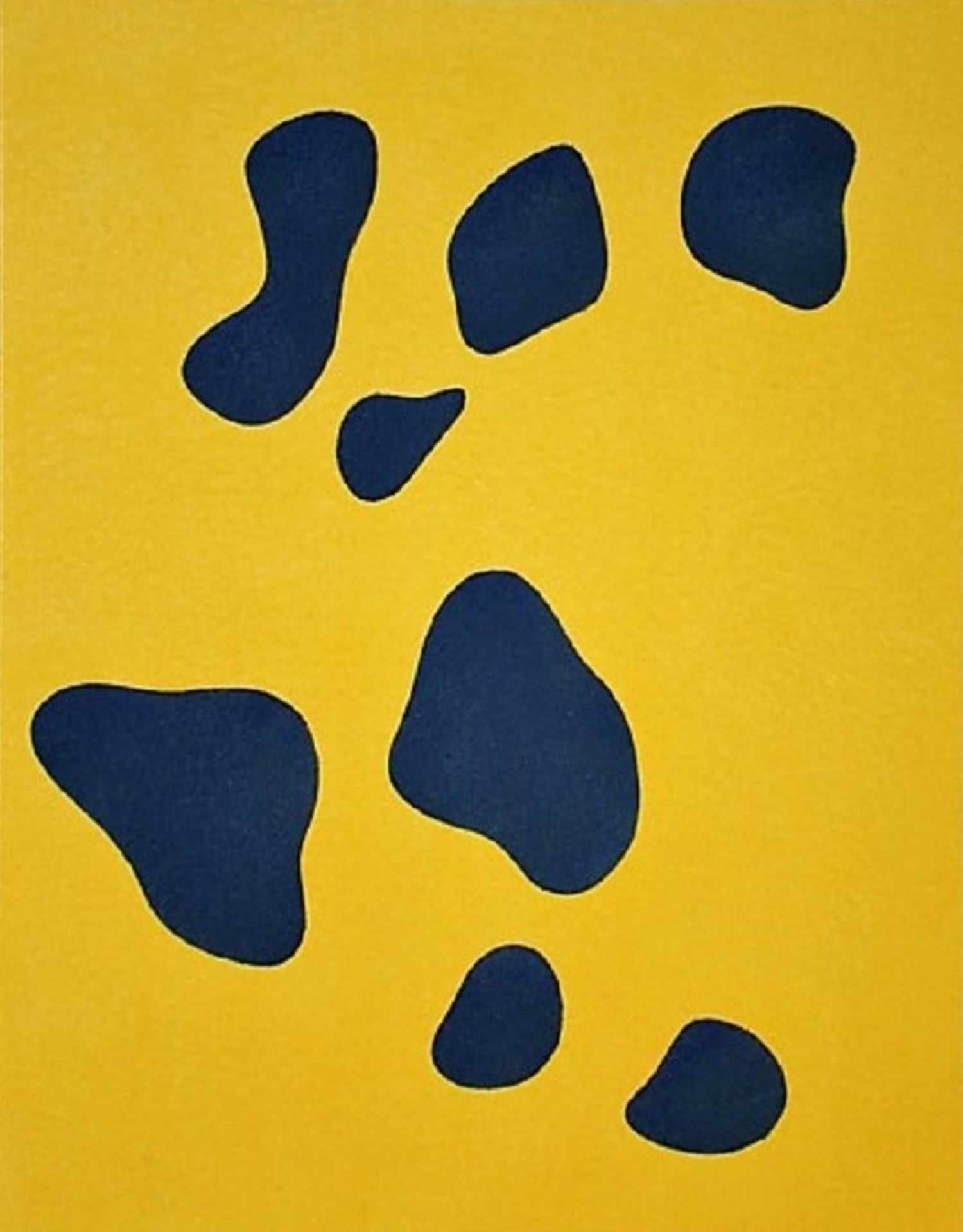 Jean ARP (after) Configuration -1956 Stencil in gouache colours on wove paper, [...] - Bild 2 aus 8