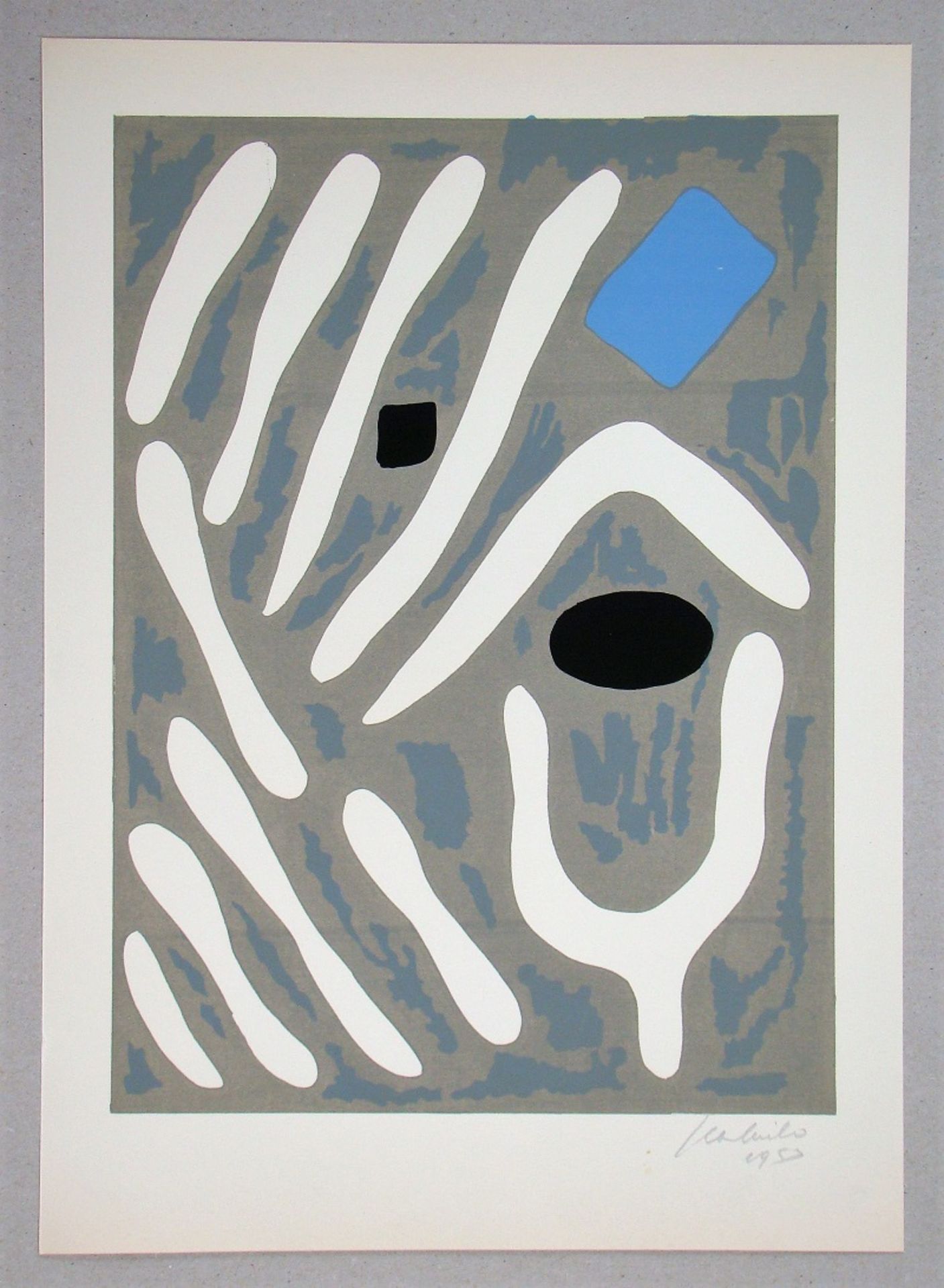 Jean Milo Composition pour le groupe Art Abstrait, 1953 Original lithograph in [...] - Bild 5 aus 11