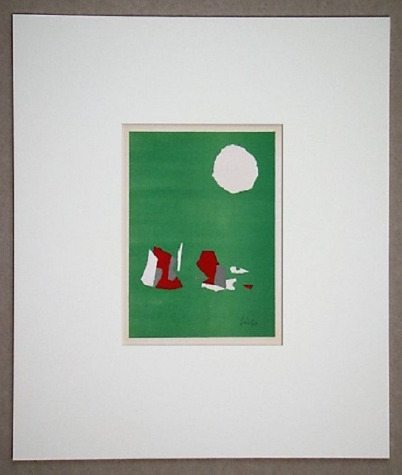 NICOLAS DE STAËL (after) Composition sur fond vert, 1958 Lithograph in colours on [...] - Bild 7 aus 7