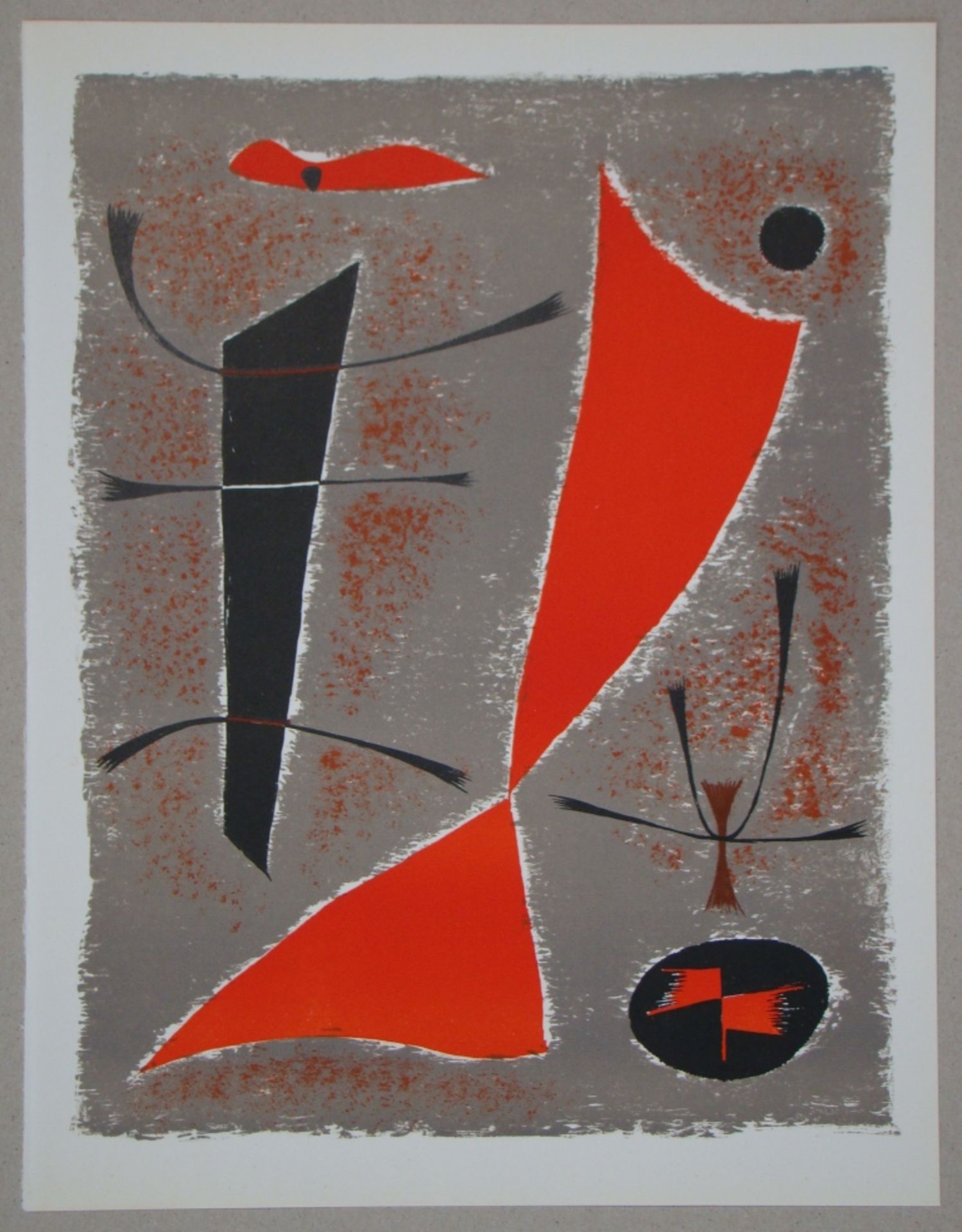 Gustave SINGIER Composition, 1955 Original lithograph in colours on wove paper, [...] - Bild 2 aus 5