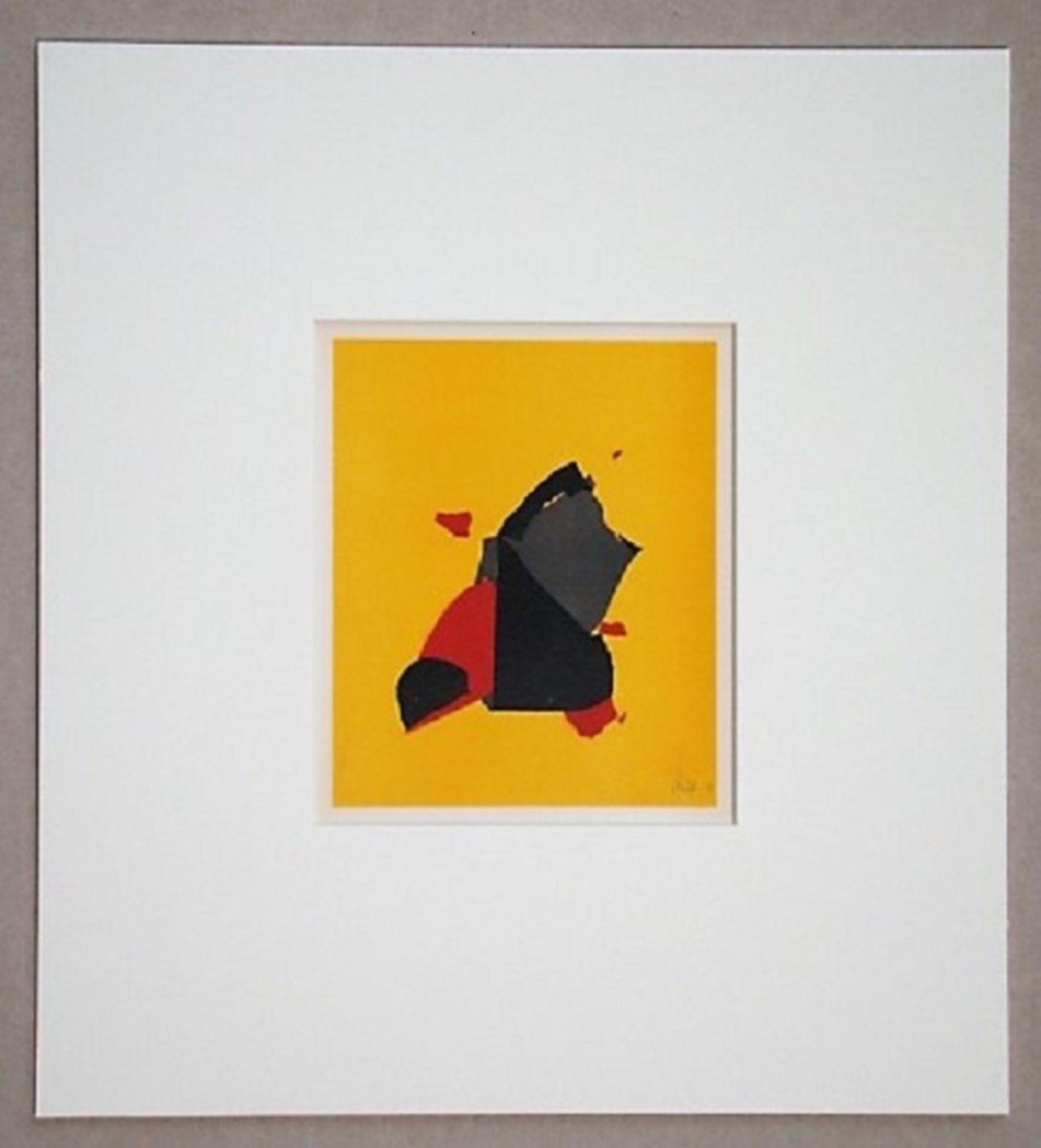 Nicolas DE STAËL (after) Composition sur fond jaune, 1958 Lithograph in colours on [...] - Bild 6 aus 6