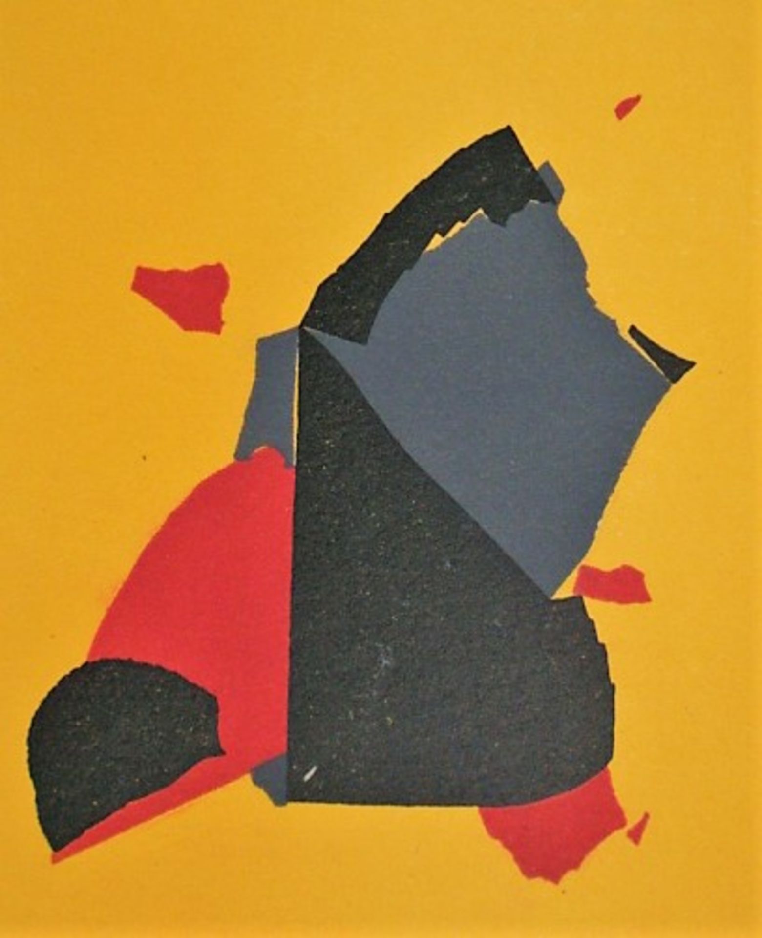 Nicolas DE STAËL (after) Composition sur fond jaune, 1958 Lithograph in colours on [...] - Bild 2 aus 6