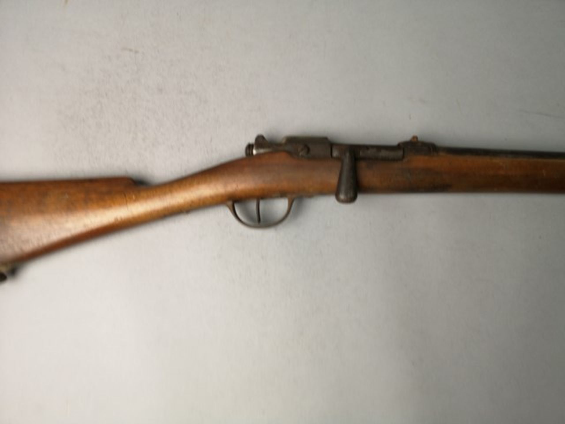 fusil réglementaire modèle Gras 1874 rechambré calibre lisse. EM.Cat D. - - Bild 2 aus 2