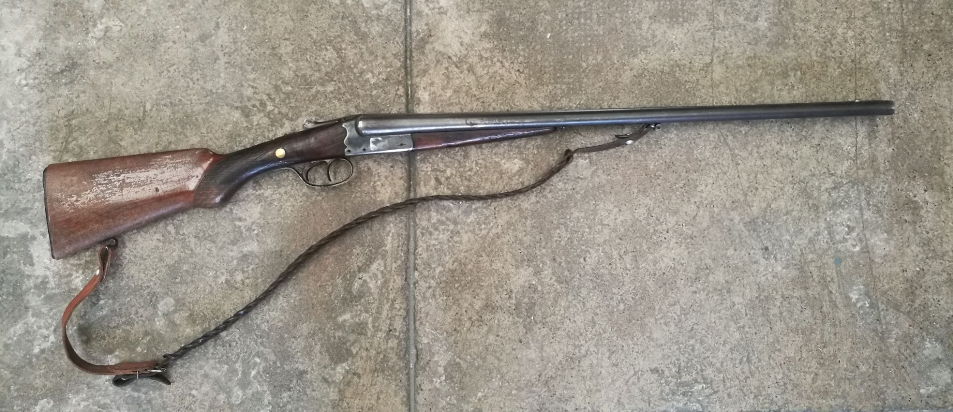 Fusil juxtaposé stéphanois de type anson, calibre 16/65, longueurs des canons 68cm, [...]