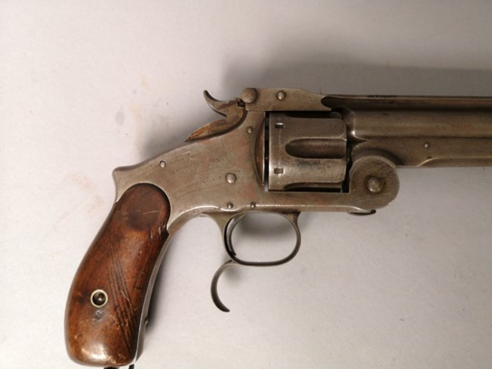 Rare revolver Smith & Wesson, old model russian, à percussion annulaire, simple [...] - Bild 2 aus 2