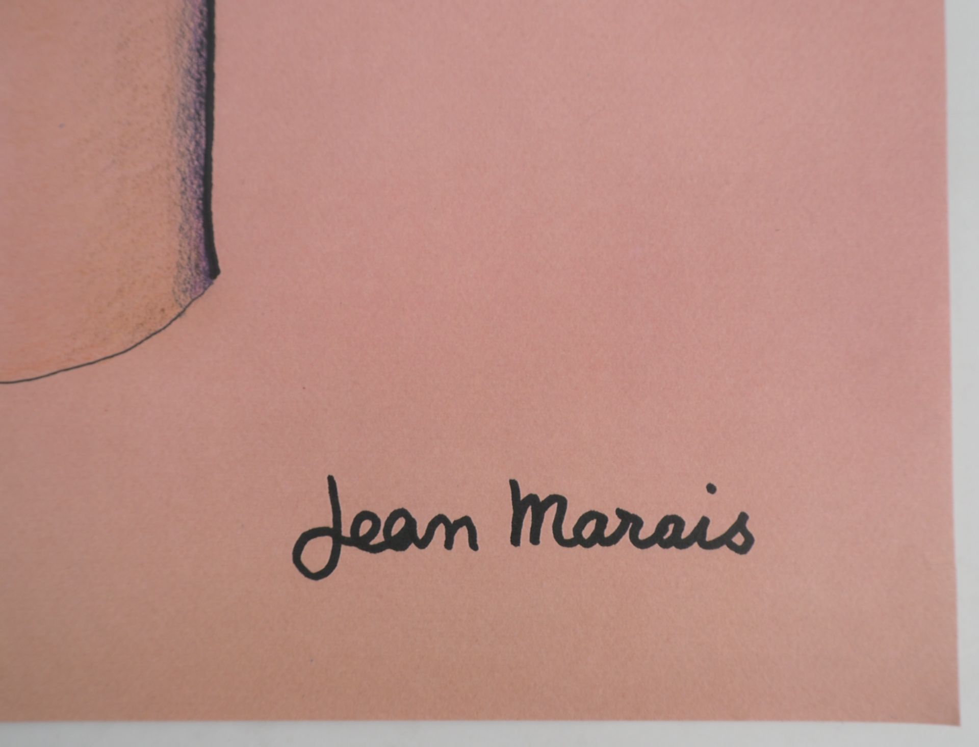 Jean MARAIS (1913 - 1998) The Woman with Roses Offset lithograph (printed tone by [...] - Bild 6 aus 7